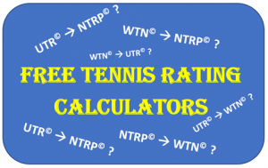 Tennis Ratings Calculators – 7 SHOT TENNIS